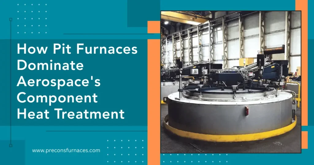 Pit type furnace for aerospace