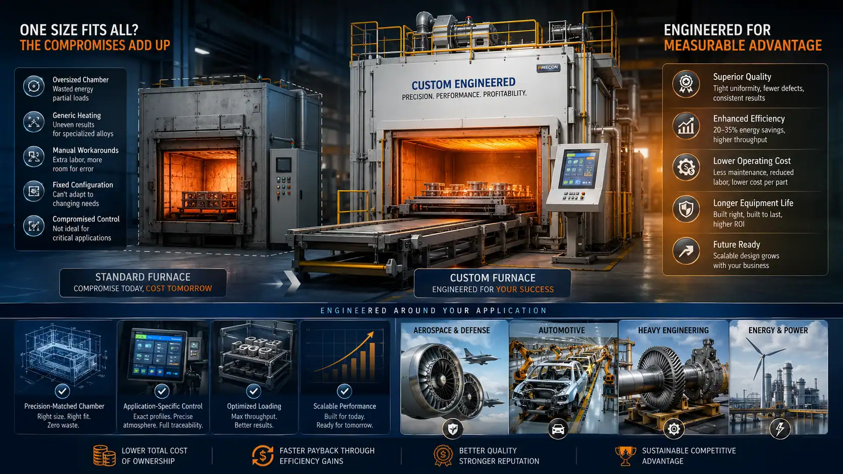 Custom industrial furnace comparison and benefits guide